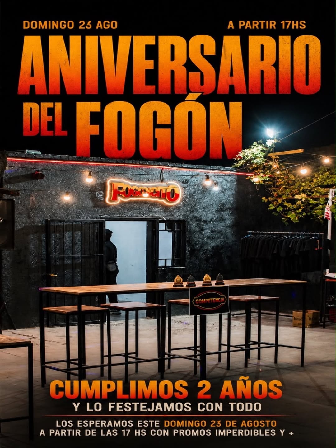 Festejamos el aniversario de Fogoncito